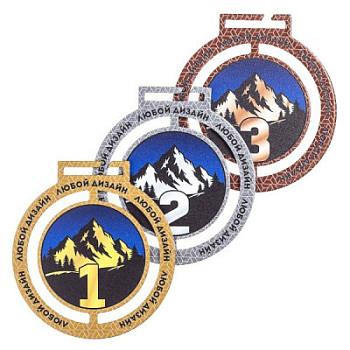 MF19 - МЕДАЛЬ С ПЕЧАТЬЮ НА ЗАКАЗ